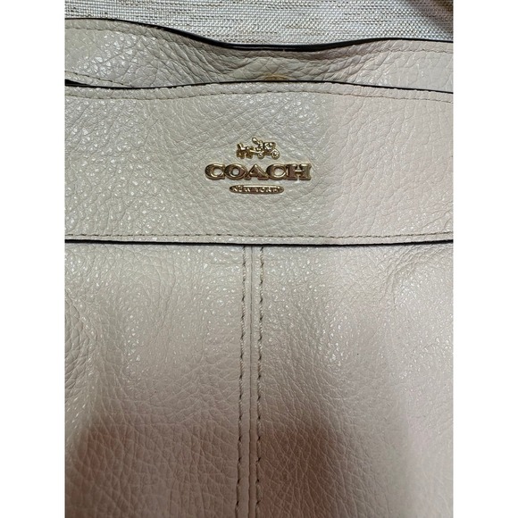 Off white vintage Lexi shoulder coach bag purse - Picture 3 of 9